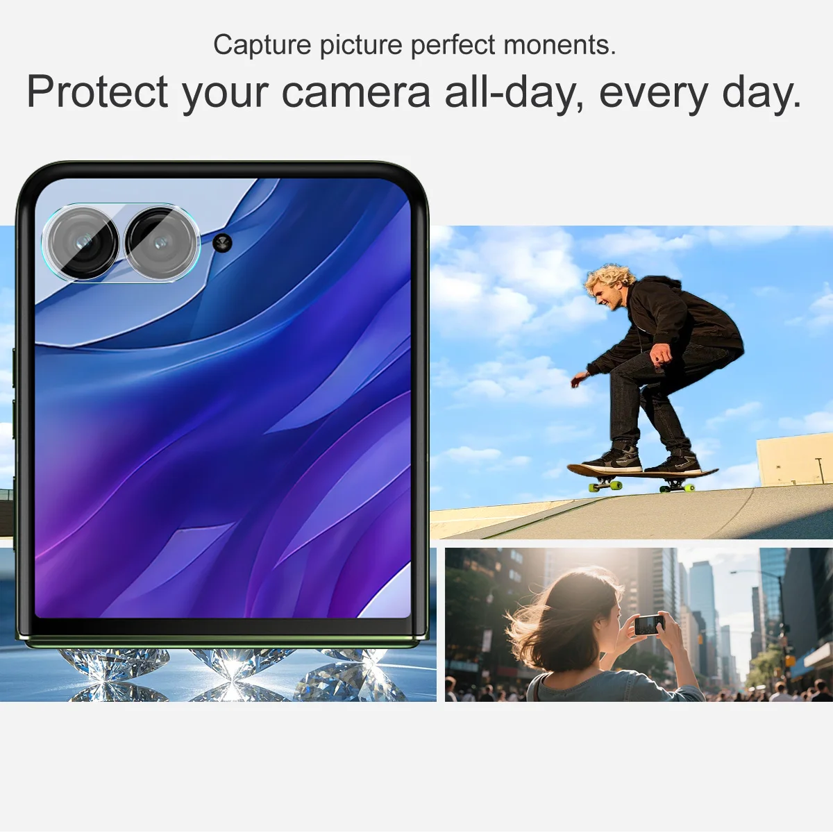 ل Moto Razr 50 الترا عدسة الزجاج IMAK عدسة عالية الوضوح فيلم الزجاج ل Moto Razr + 2024 #5