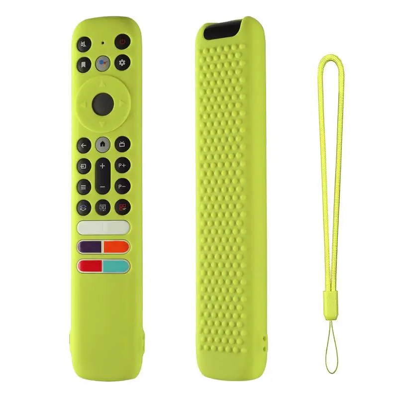 ForTCL RC902V FMR4 FAR2 FMR1 Remote Control Cover Glow In The Dark Soft Silicone Protective Sleeve Anti-drop Dustproof Case