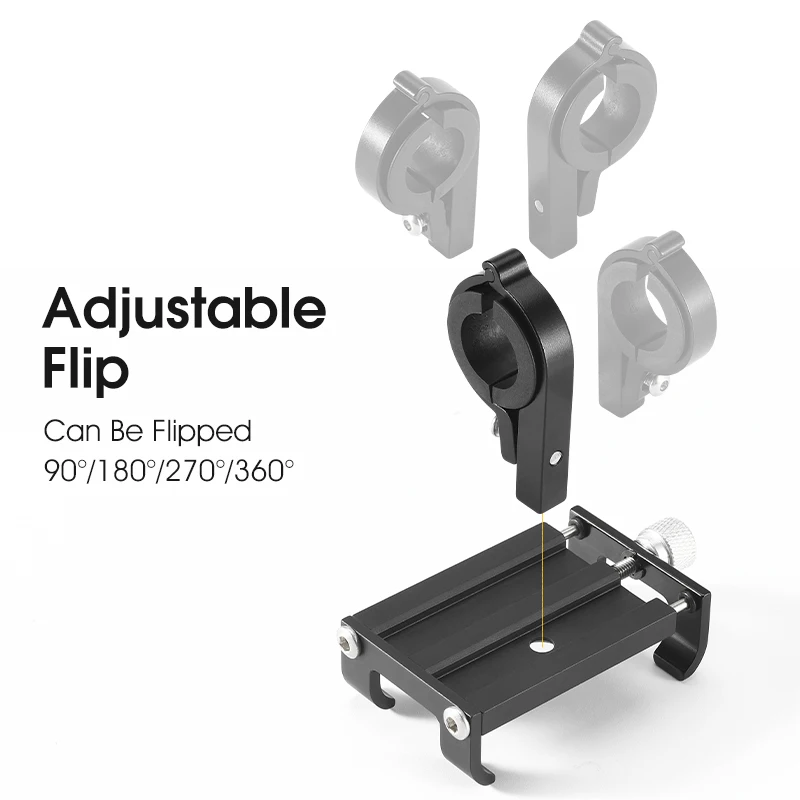 WEST BIKING Bicycle Phone Holder Reliable Mount Universal Motorcycle Holder MTB Road Bike Aluminum Alloy Anti-slip Bracket