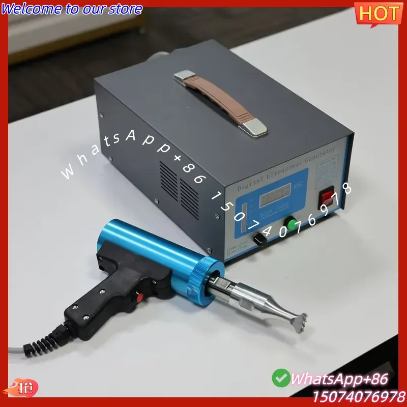 2026 KH-28KHZ Ultrasonic Spot Welder Manual Trigger Control 28Khz Vibration Welding PP ABS PVC Welder