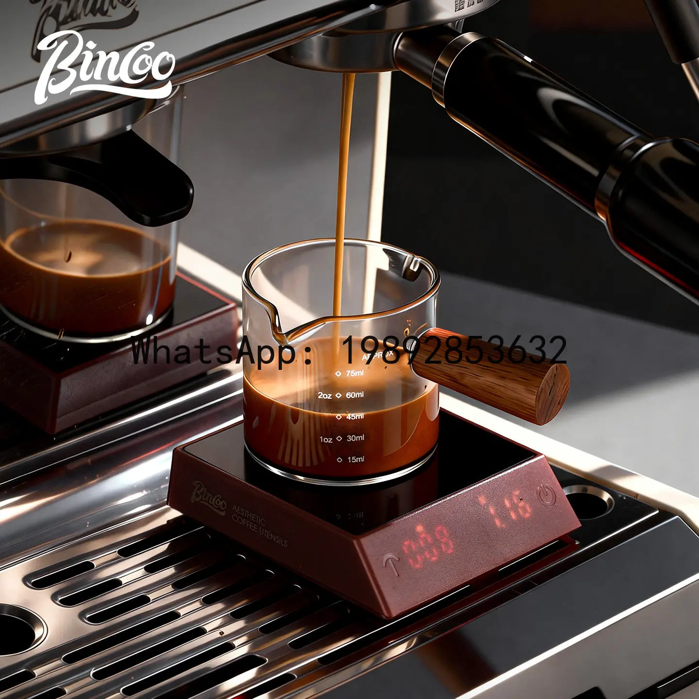 PYJ coffee electronic scale bevel screen display Italian hand brewing appliance