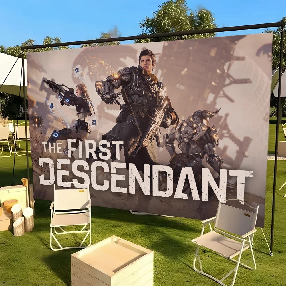 Game The First Descendant flag For Picnic Party Art Home Decoration Outdoor Camping Banner