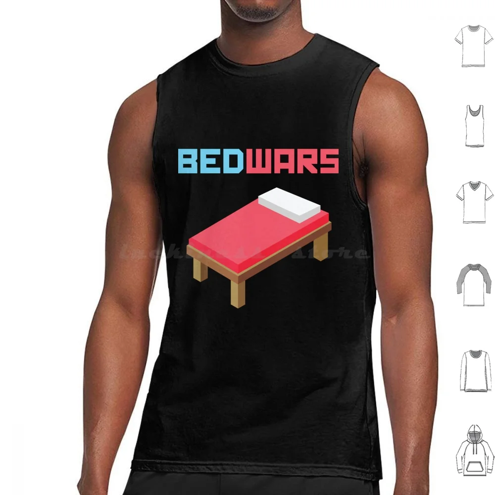Bed Wars T-Shirt Tank Tops Print Cotton Bed Gaming Wars