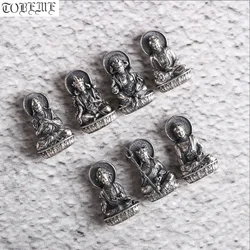 100% 925 Silver Wealth Buddha Amulet Tibetan Sakyamuni Bodhisattva Charm