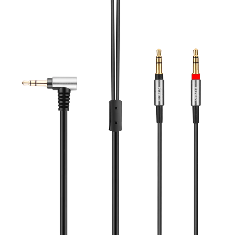 Para philips x3 onkyo a800 3.5mm 2.5/4.4mm balanceado fone de ouvido cabo de cobre único cristal atualização para fiio mp3 player