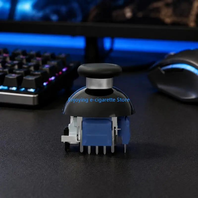 Input Thumbstick Replacement Part with 320° Tension Rotation, Locking Cap Attachment, and Soldered Installation Y4QF