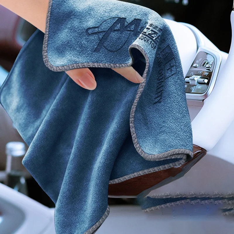 

Плюшевое полотенце из микрофибры с коротким ворсом, супермягкая впитывающая ткань для сушки автомойки, автодетализация, без ворса, без полос, тряпка для чистки