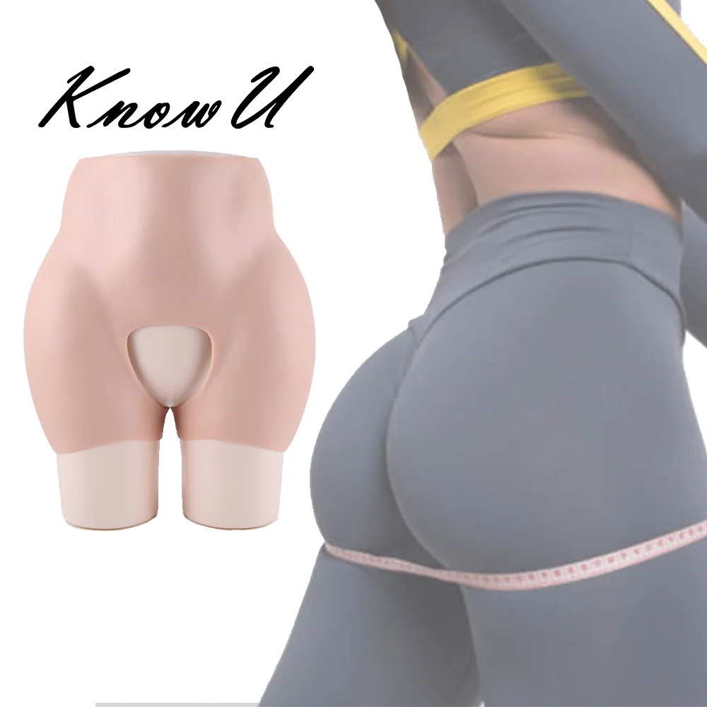 

Cosplay Silicone Butt Enhancement Pants Shorts PANT Crossdressing Underwear for Men Crotchless Briefs for Drag Queen