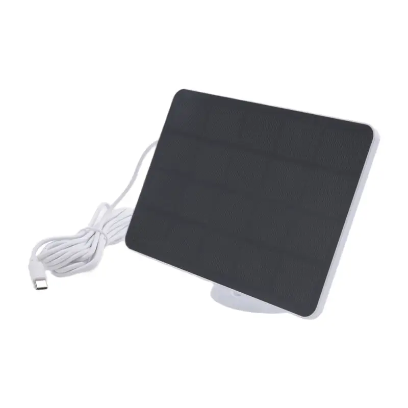 Waterproof Solar Panel For Home Security Camera Solar Cells Powered With Charging Cable-LICG