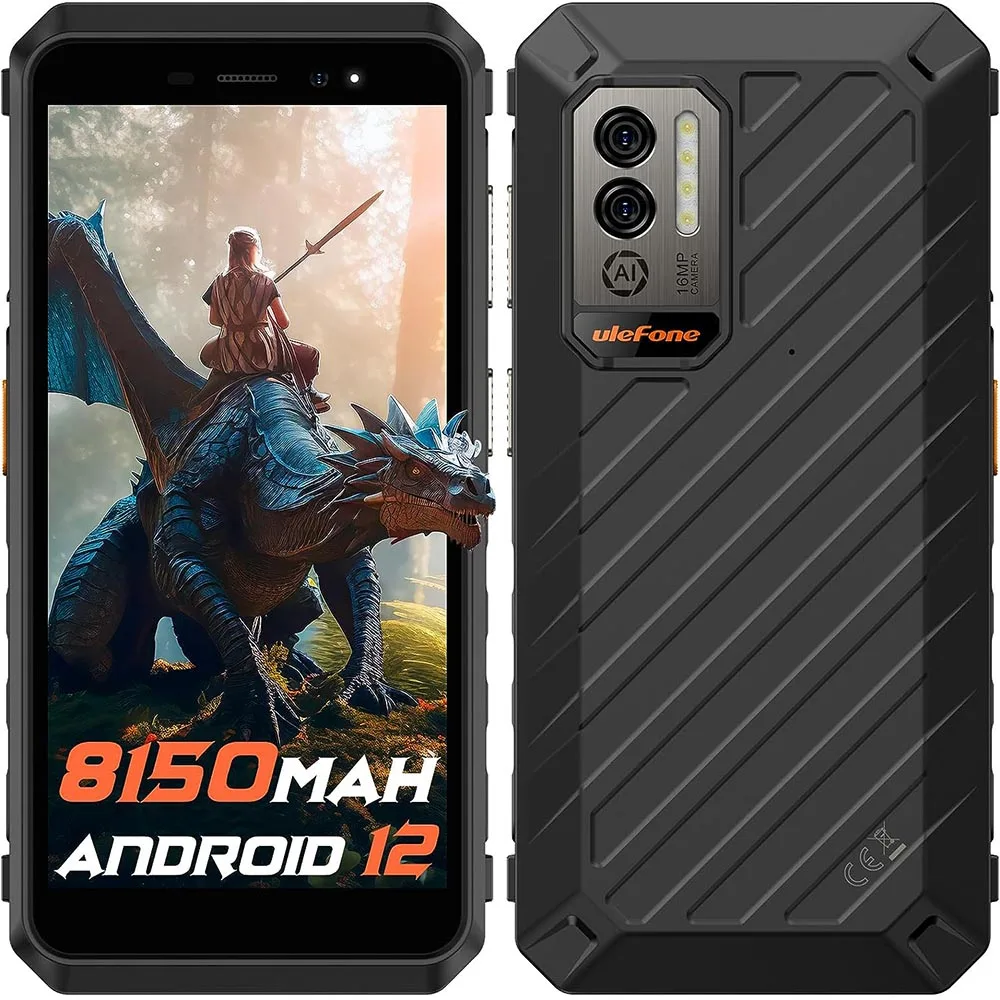 Rugged Smartphone Android 13, Armor X11 8150mAh Mobile Phones, 16MP 5.45