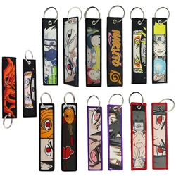 2024 New Anime Key Chain Broly Embroidery Vegeta Jet Tags Key Fobs for Motorcycles Cars Bag Backpack Keychain Fashion Key Ring