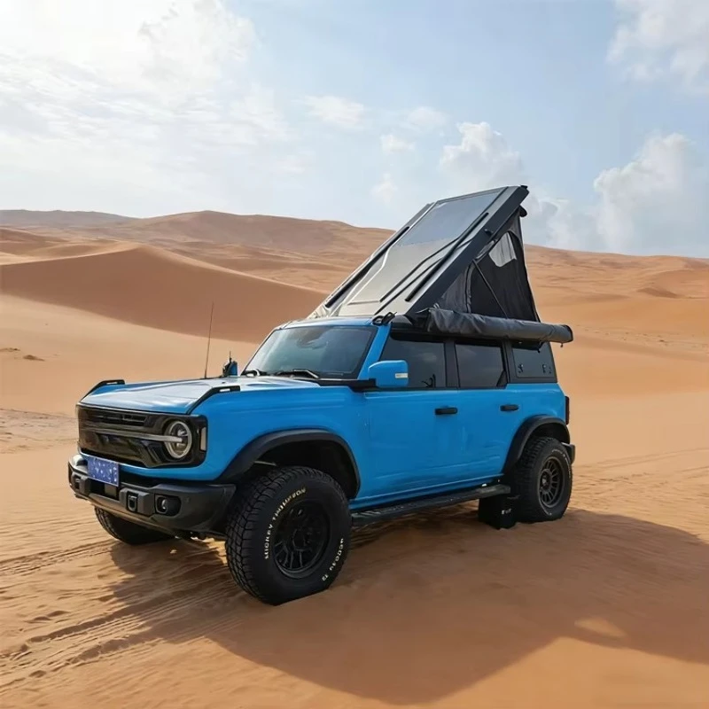 YBT04 Custom Fit Hard Shell Rooftop Tent for Wrangler JL Outdoor Overland Camping Use