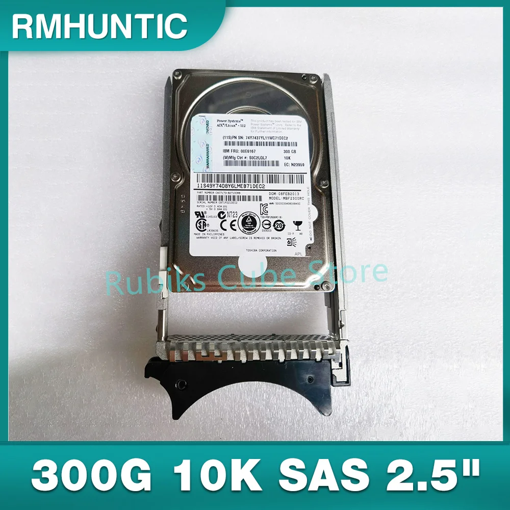 For IBM Hard Disk P720 P750 44V6838 44V6833 300G 10K SAS 2.5