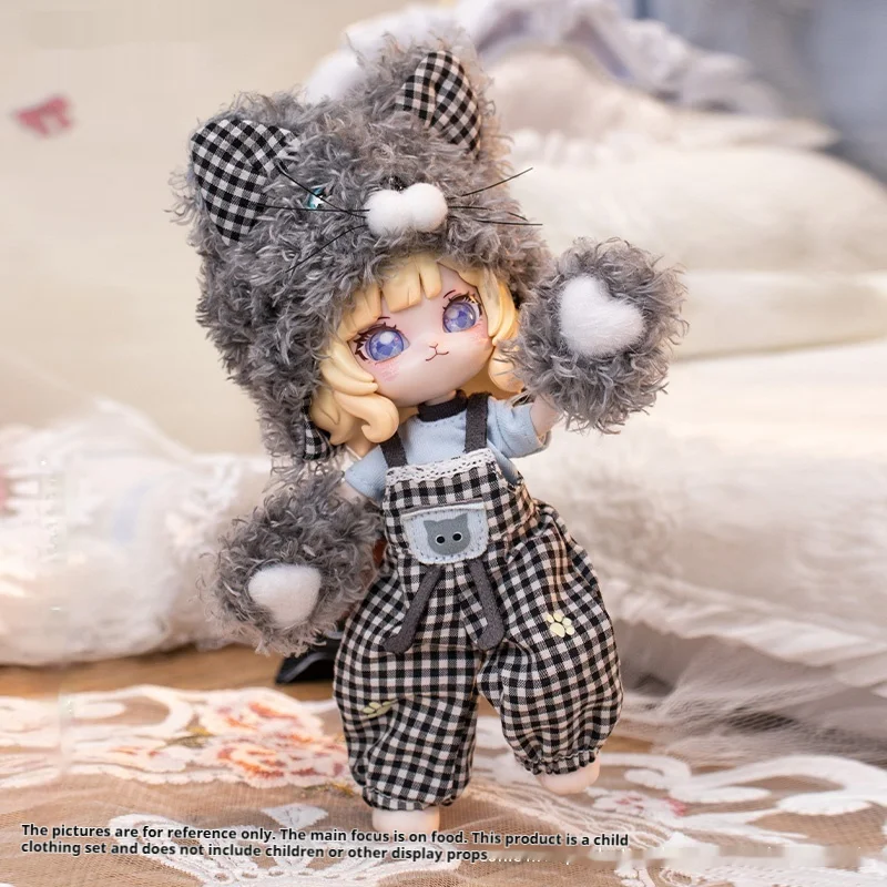 

Только одежда Кукла 12 см Серия десертов Кокосовое море Таро Flow Heart Tart Детская одежда 12 очков Ob11 Кукла Симпатичная одежда Bjd Decor