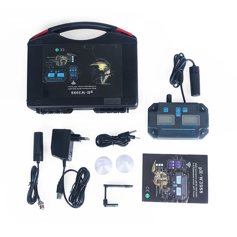 PH-803W Monitor Wifi cyfrowy kontroler PH & ORP sonda BNC Tester jakości wody Online do akwarium hydroponika basen