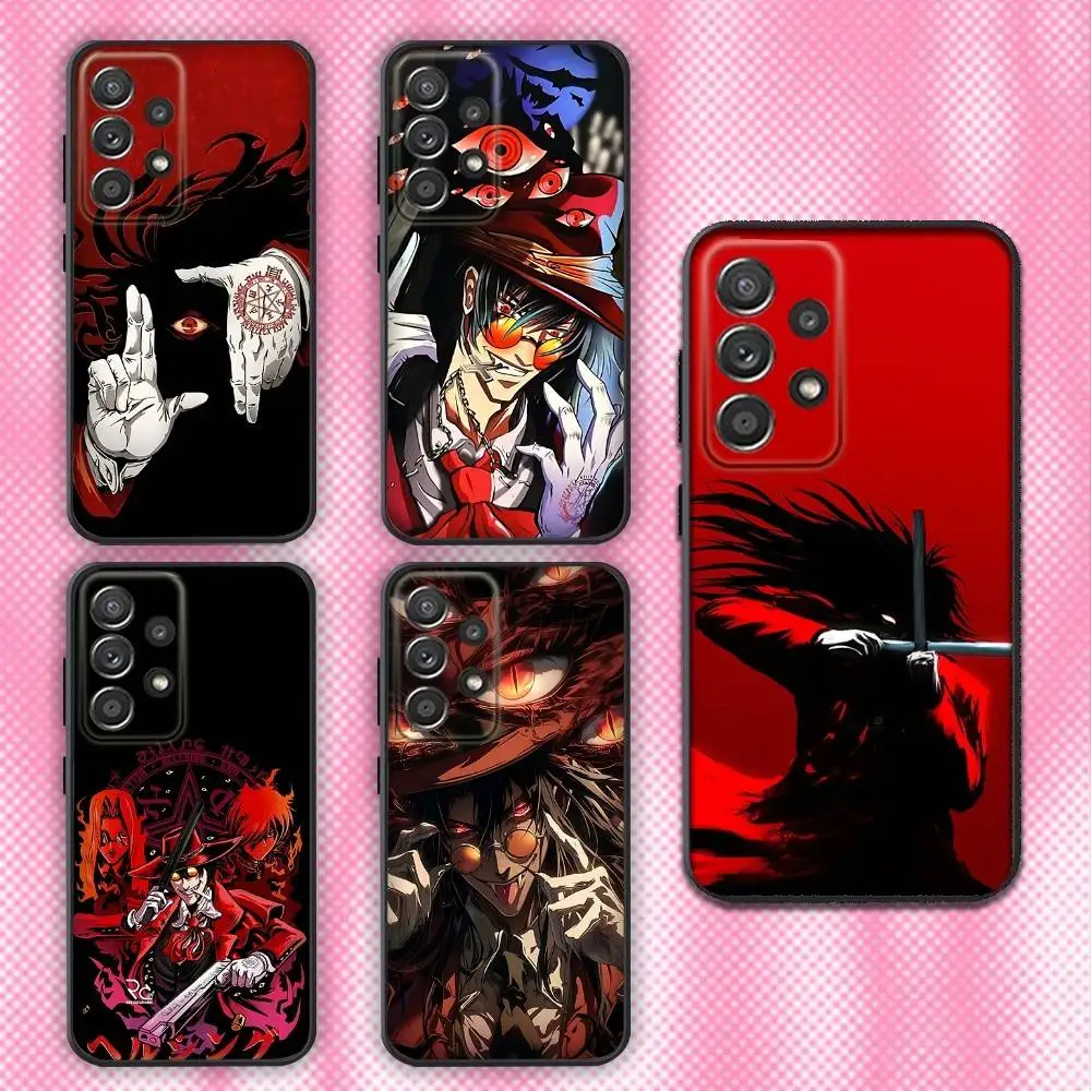 

Comics H-HELLSING Phone Case For Samsung Galaxy A13,A21s,A22,A31,A32,A52,A53,A71,A80,Soft Black Shell