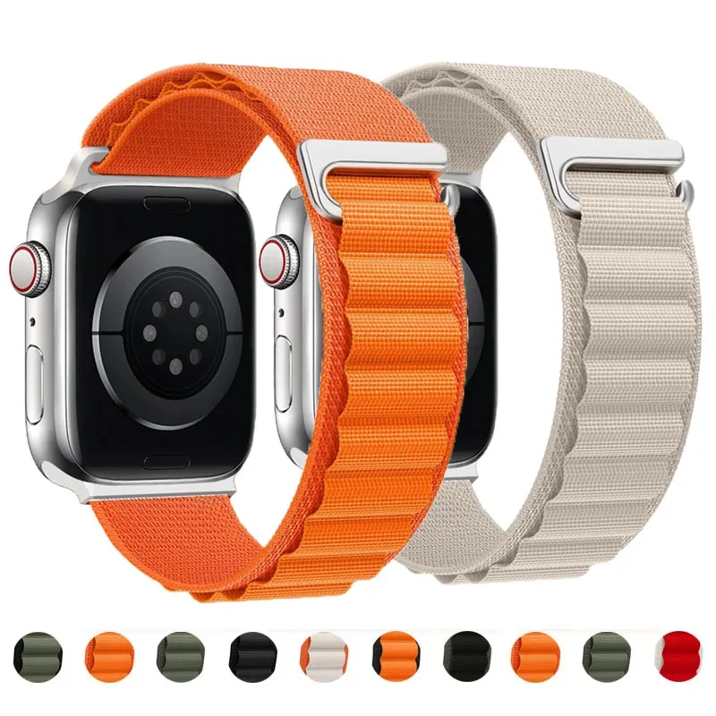 Alpine Loop-Band für Apple Watch Armband 49 mm 44 mm 40 mm 45 mm 41 mm 42 mm 38 mm 40 44 45 mm Armband iWatch Ultra Serie 7 6 5 3 SE 8