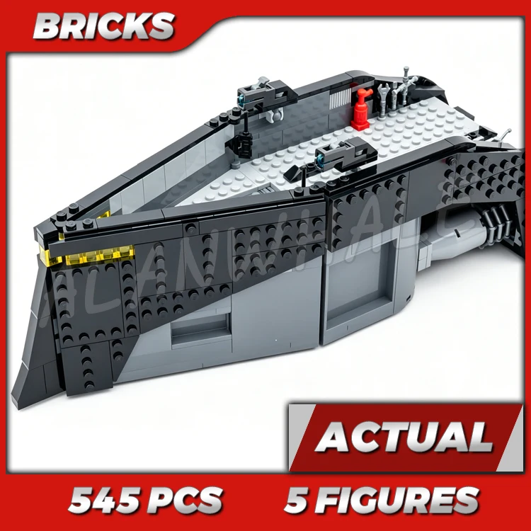 545pcs Super Revengers Black on The Water Boat Underwater Adventures 16214 Building Kits Toy Compatible With Bricks