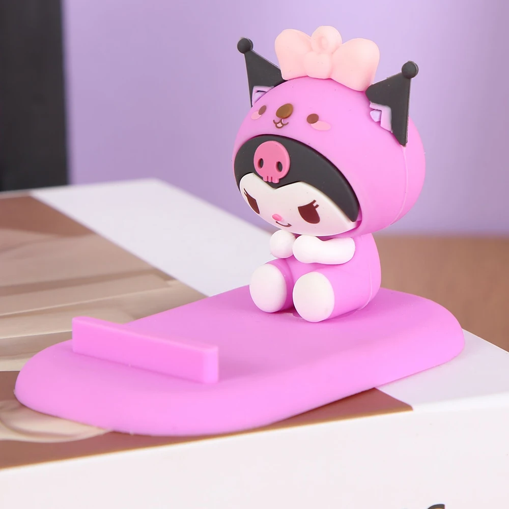 حامل هاتف محمول جديد من الرسوم المتحركة Sanrio بجانب السرير، قطعة أثرية خاصة، حلي صغيرة لطيفة ثلاثية الأبعاد متاحة
