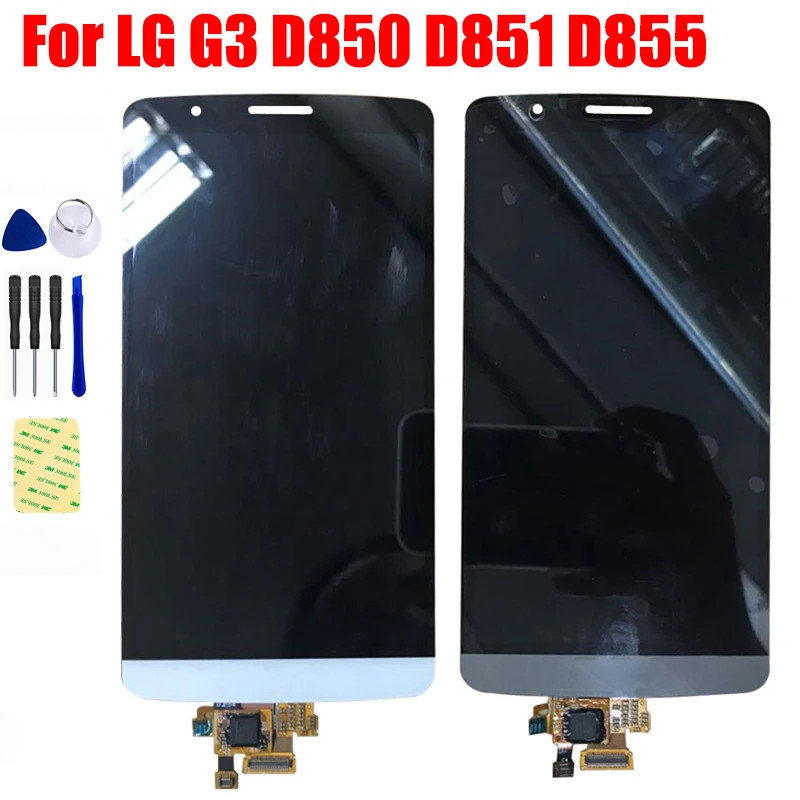 

for LG G3 D850 D851 D855 LCD Display Screen Panel Module Pantalla For LG G3 Touch Screen Digitizer Sensor Assembly Frame