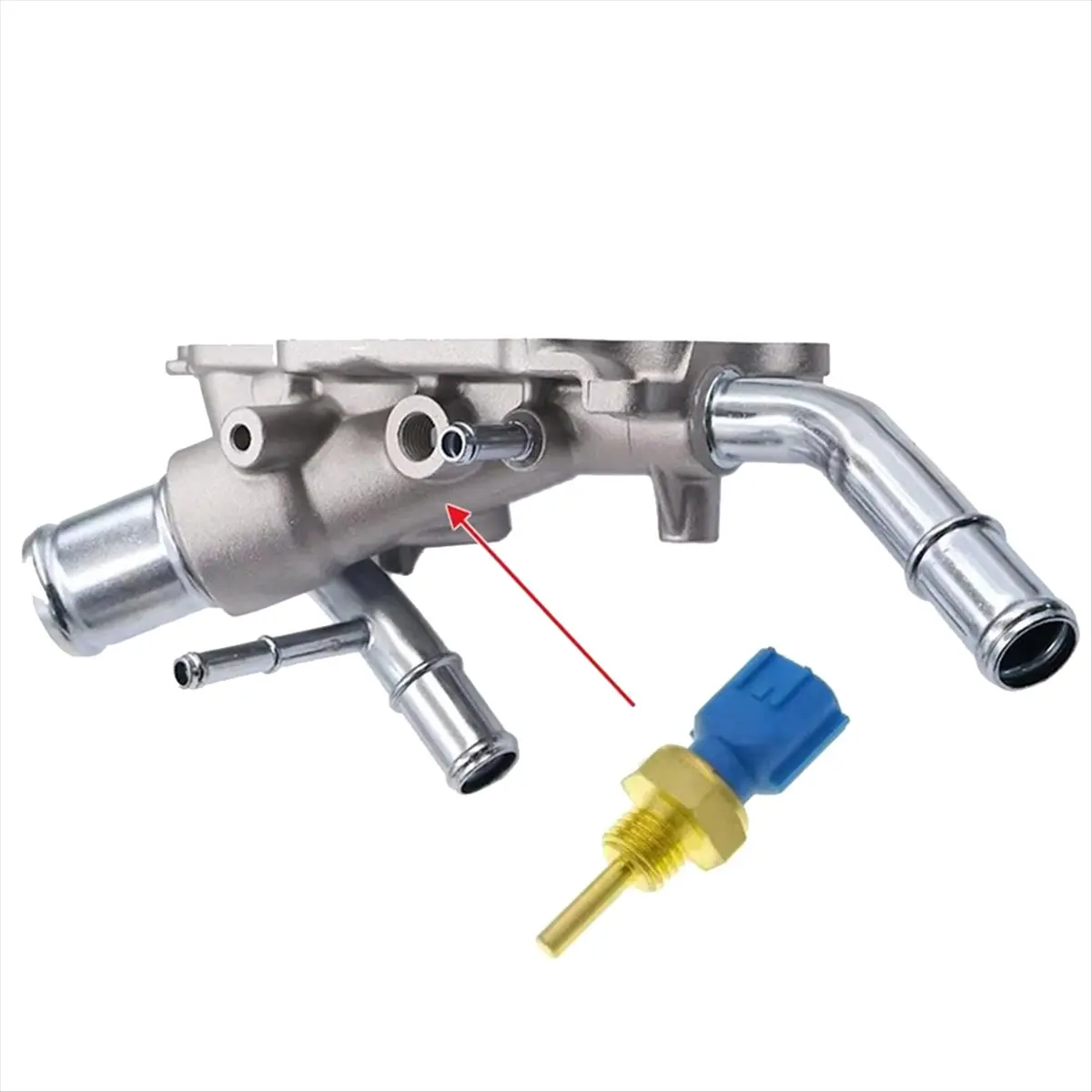 Super Sale 11060-ET00D Car Engine Coolant Thermostat Housing for Nissan Sentra Versa 2007-2012