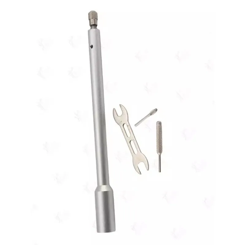 Electric grinding head lengthened handle cavity deep groove saving mold polishing lengthened handle extension rod 3mmchuck 255MM