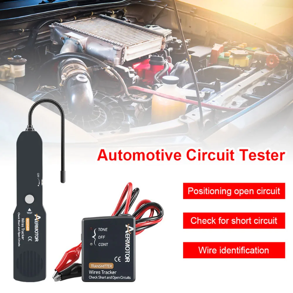 EM415 Car Circuit Break Detector Wire Tracer Cable Tester Professional Automotive Wiring Line Checking Diagnostic Device