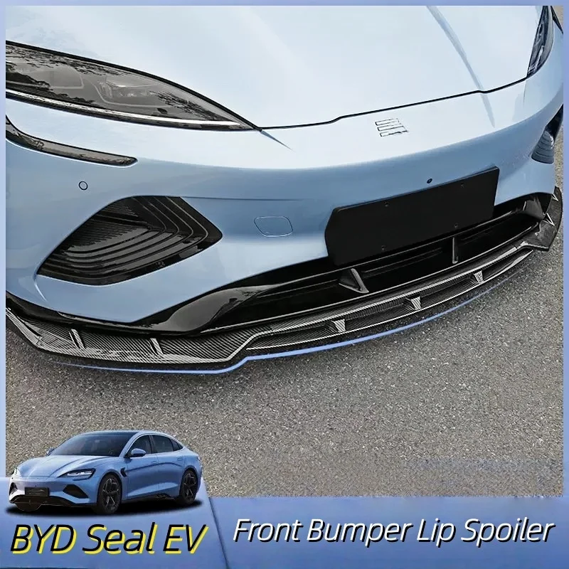 Für BYD Seal EV 2023 - 2026 Auto ABS Sport Frontstoßstangen-Splitter Lippe Spoiler Karosserie-Kit Diffusor Schutz Außenzubehör