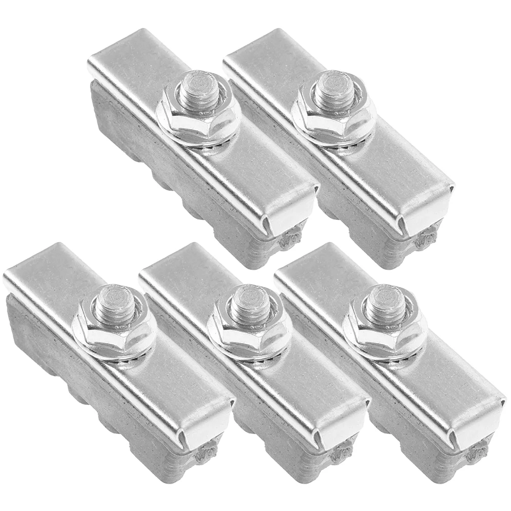 

5PCS Brake Pads Calipers Blocks Silver Material Easy Installation Compatible Mountain Children Cargo Folding