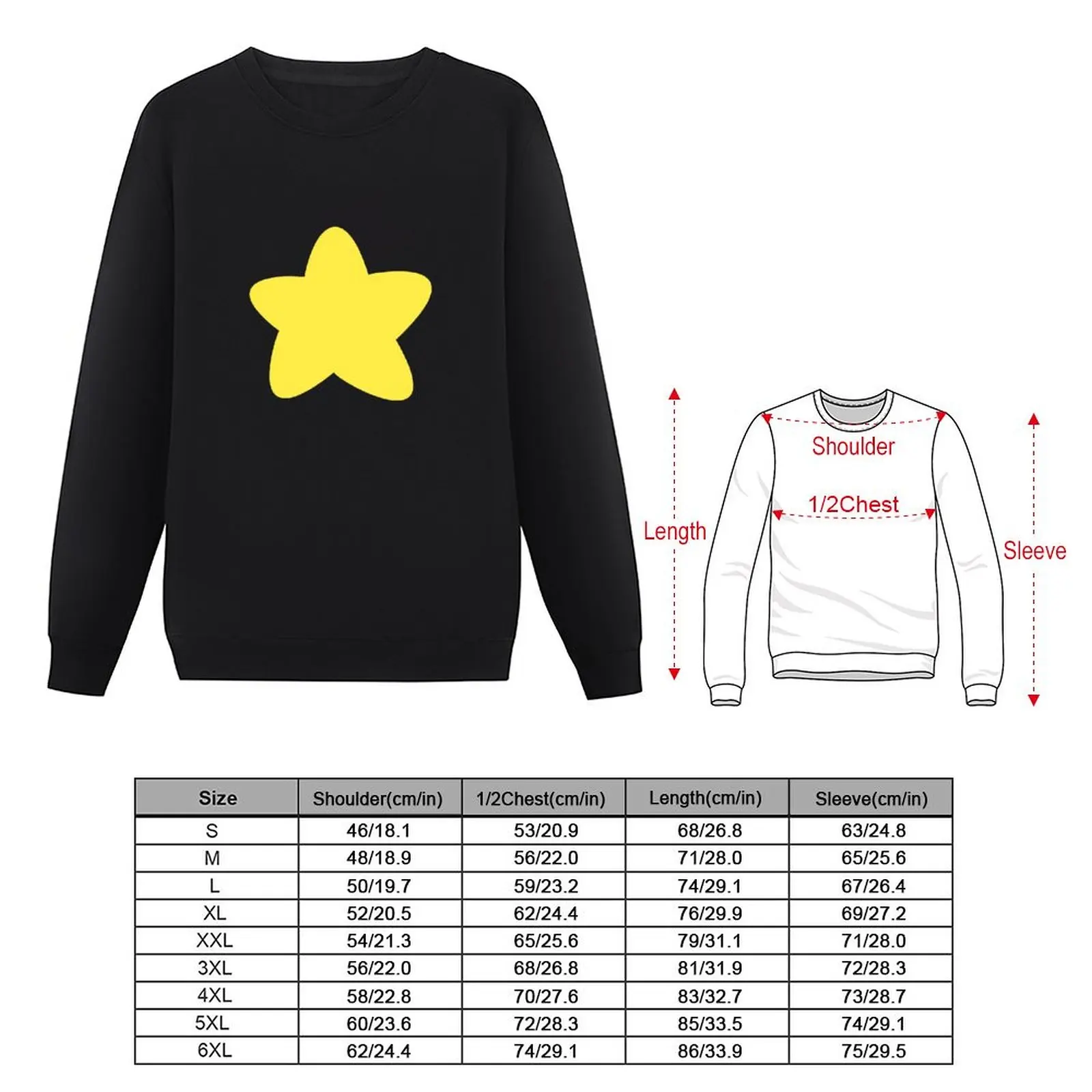 Steven Universum Star Sweatshirt Männer tragen neu in Hoodies & Sweatshirts