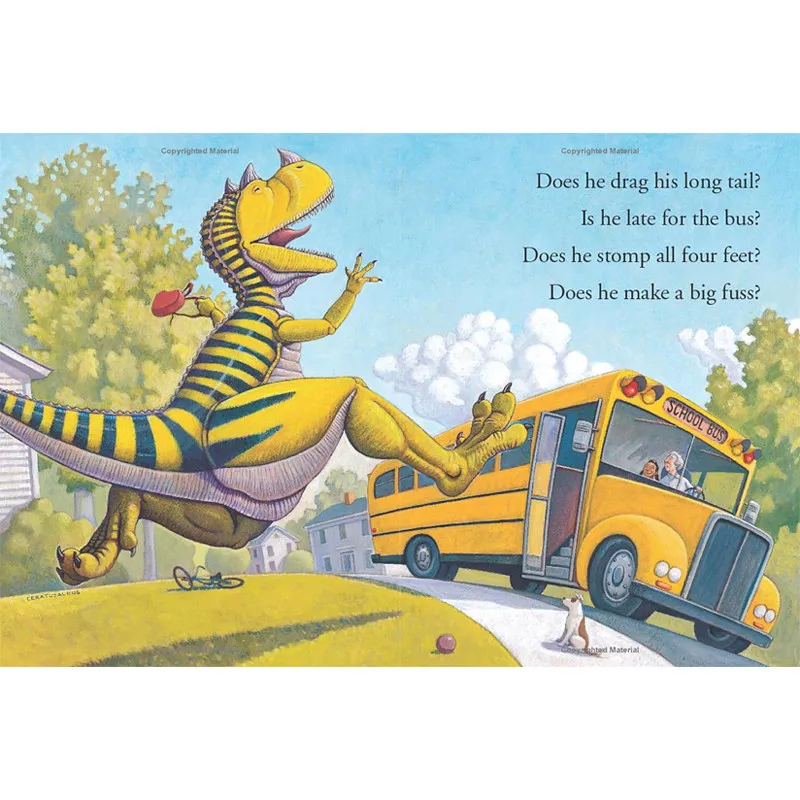 How Do Dinosaurs 4-Volume English Picture Books Set with Audio Kids English Enlightenment Bedtime Story Books