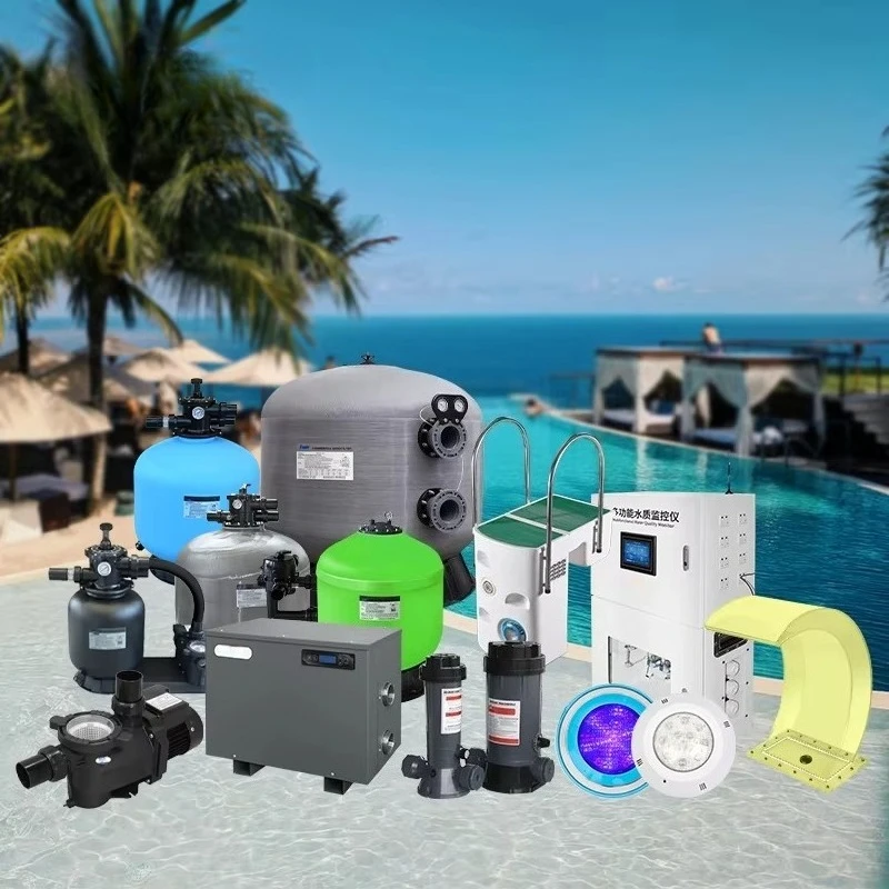 Factory Direct Swimming Pool Filtration System Whole Set Clean Water Pool Equipment Accessories for Residential Commercial Use