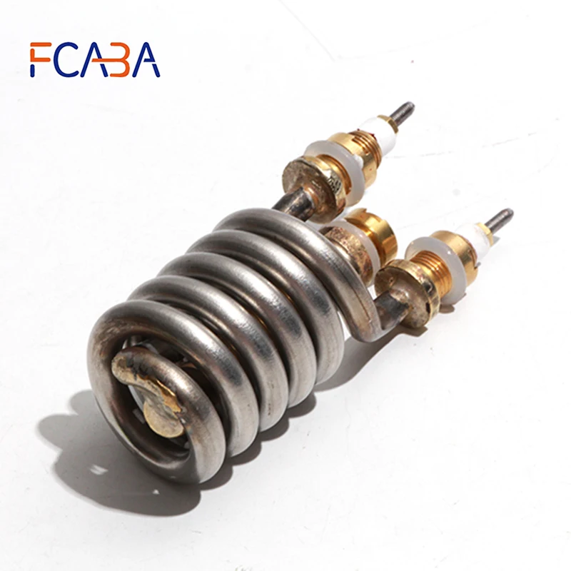 FCABA Electric Faucet Heating Element 220V 3000W/3300W Instant Hot Water Heater Parts Stainless Steel Heating Equipment