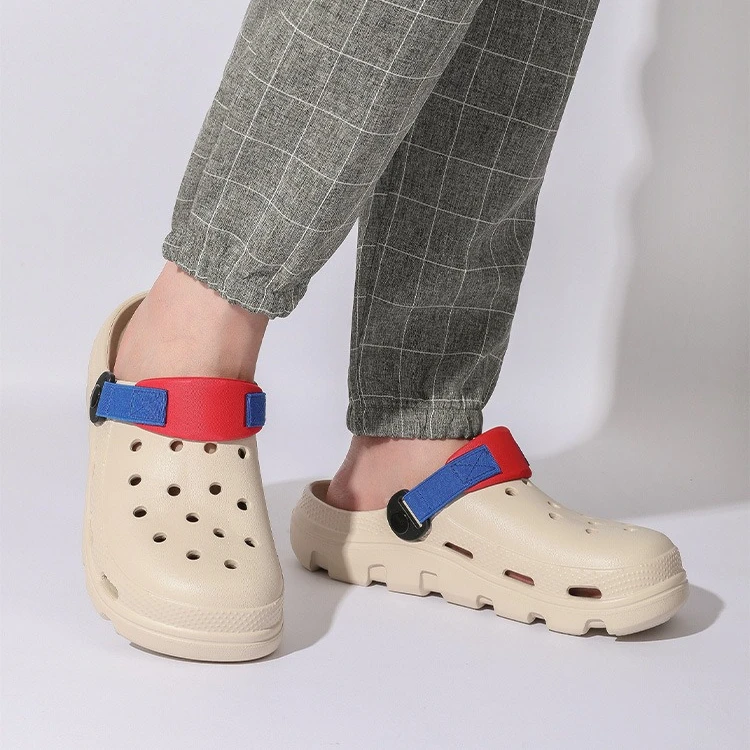 

Summer Couple Slippers Non-slip Thick-soled Women's Sandals Cushioning EVA Flat Sandals Baotou Casual Outerwear Beach Shoes