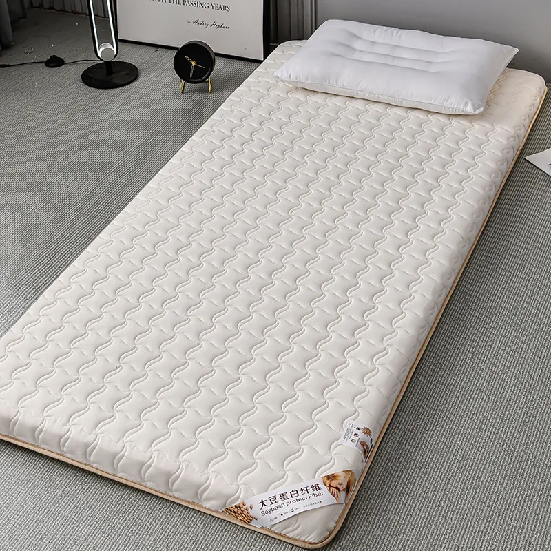 Lakályos Mosható Pamut mattresses toppers Poliészter Izomrost antibacterial Párna összecsukható Ágy colchones 5CM Lágy mats