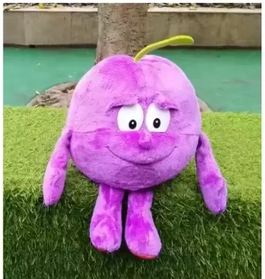 Fruits Vegetables Plush Toy Mini  Strawberry Broccoli Watermelon Garlic Apple   Soft Stuffed  Doll  For Children  Gift