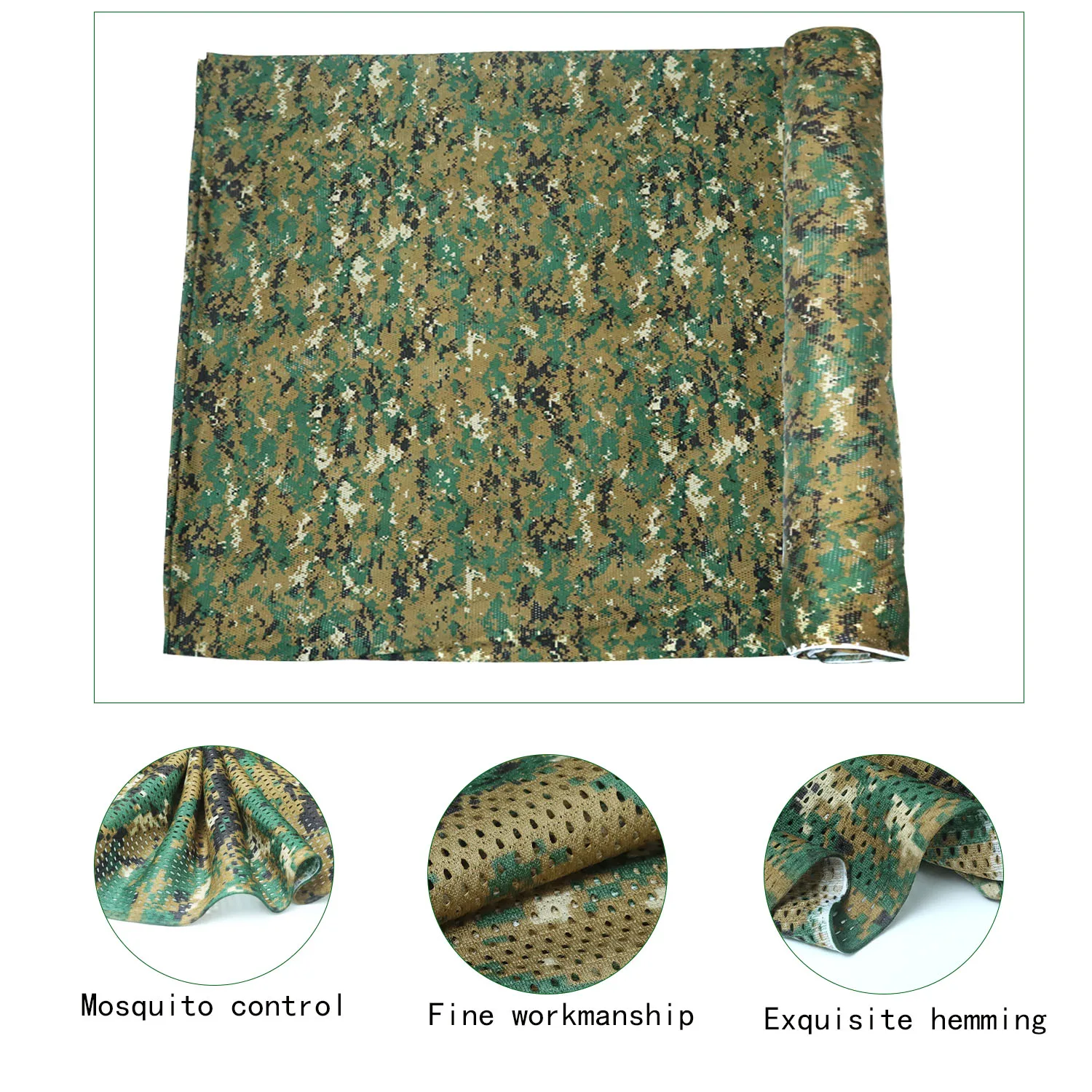 Red de camuflaje multifunción para caza y camping militar - imagen 2