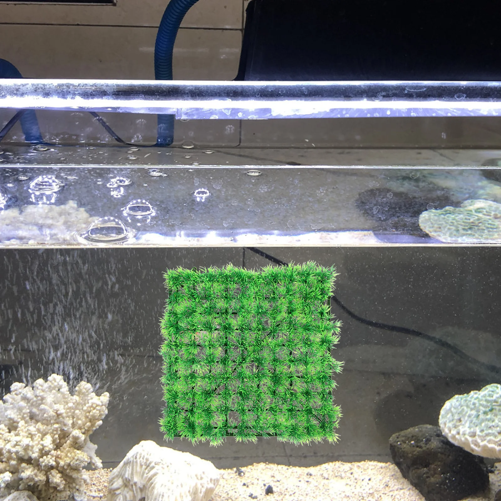

4pcs Simulation Fake Mat Thickened Artificial Fish Tank Mats For Aquarium Rug For Fish Tank Decor Cage Mat Pet Accessories
