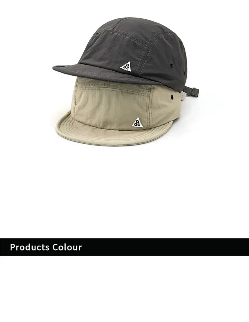 5-teilige, kurze Krempe, schnell trocknende Golf-Baseballkappen, weiche, leichte Sport-Laufkappe für Herren, Unisex, Outdoor, UPF50+, Schirmmütze – Detail 19