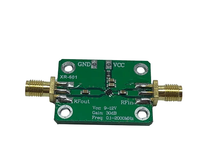 0.1-2000MHz RF Wideband Amplifier High Gain 30dB Low-noise Amplifier LNA Development Board