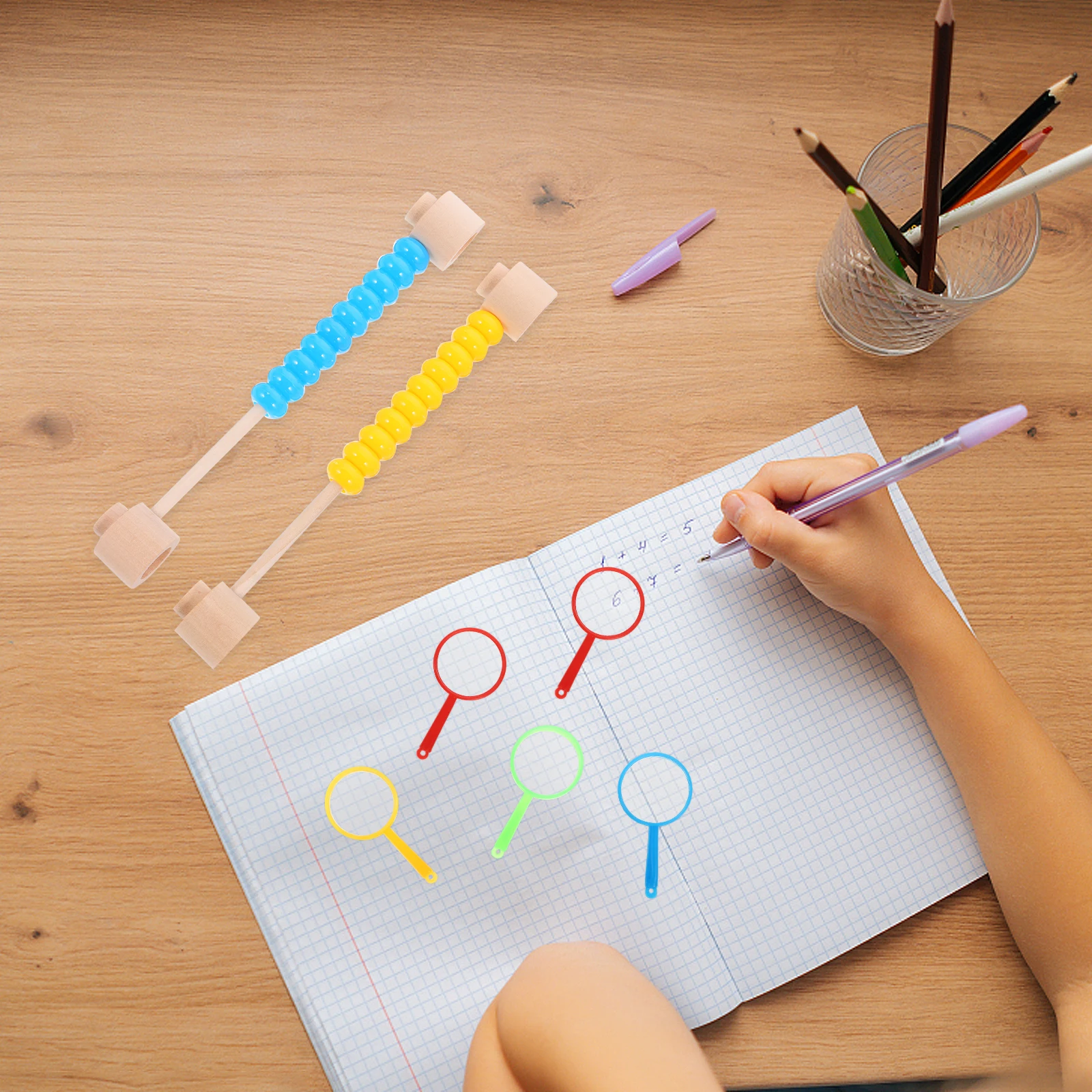 

72Pcs Colorful Handheld Magnifying Glasses Bright Plastic Lenses for Kids Reading Observation Collecting Party Favor Magnifiers