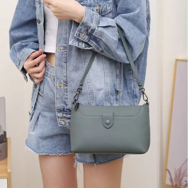 

Top Layer Cowhide Bag Genuine Leather Women's Bag, Crossbody Women's Soft Leather Shoulder Designer Luxury Bag