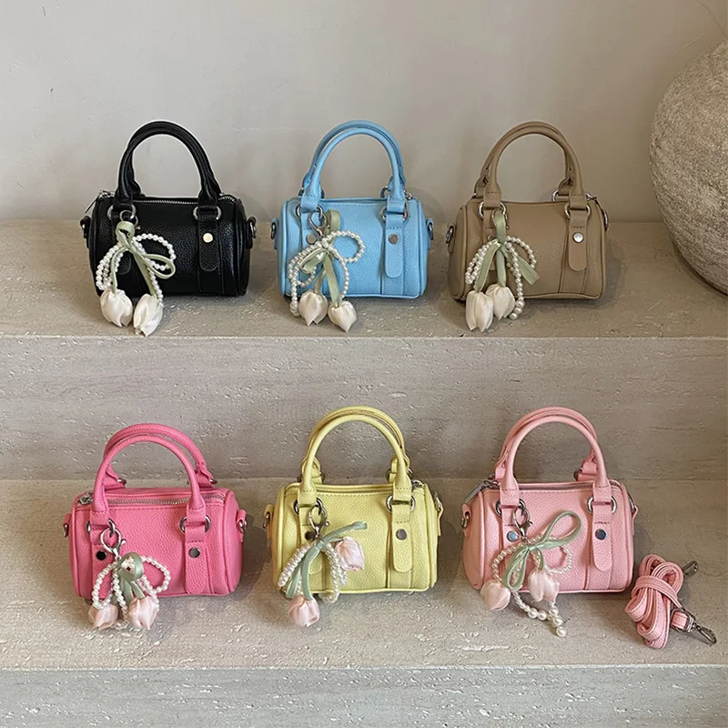 

Children Crossbody Bag Boston Pillow Bag Designer Bags Purse and Handbags Women Shoulder Bags Mother Kids Bag for Girl Сумка Sac