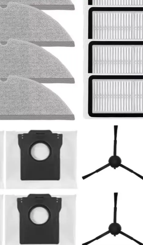 

Replacement Accessory Kit With Side Brushes Mop Cloths Dust Bags Filter For Dream D20 Plus Robot Vacuum Cleaner Parts