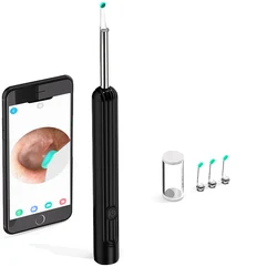 Wireless Smart Visual Ear Cleaner Otoscope Ear Wax Removal Tool with Camera Ear Endoscope 1080P Kit for iPhone iPad Android