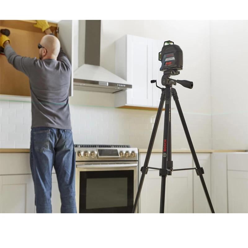 Bosch BT150 Compact Tripod with Extendable Height for Line Lasers Point Lasers  GLM50-23G/GPL3G/GLL3-60Xg/GLL3X/GPL5/GLL3-80P