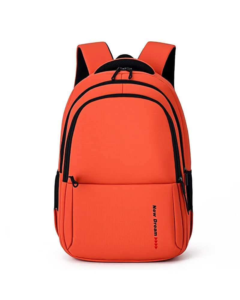 Annual design sense simple backpack women's high sense niche travel light backpack Korean schoolbag men