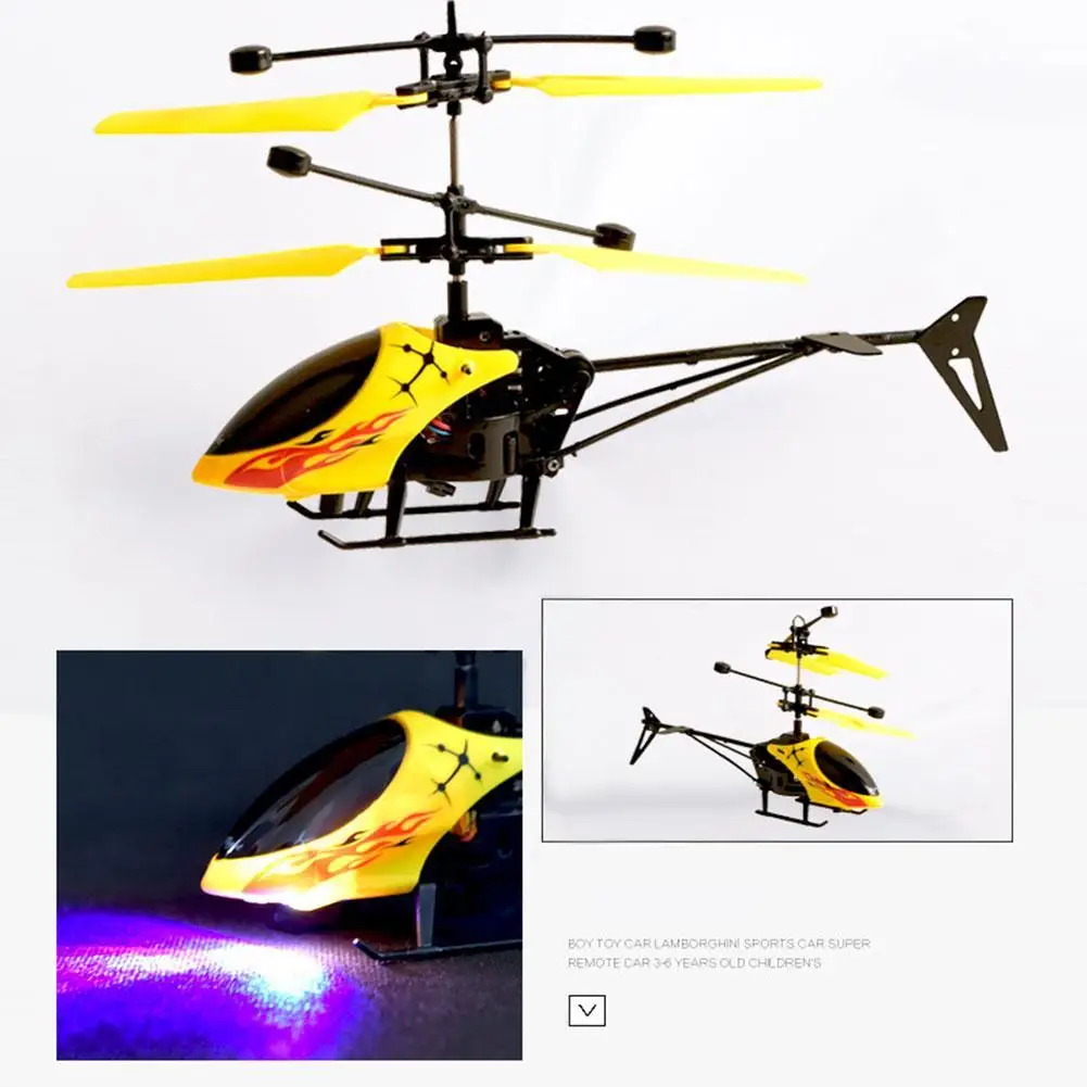 Mini RC Drone Rechargeable Remote Control RC Helicopters Drone Toys Induction Hovering Safe Fall-resistant