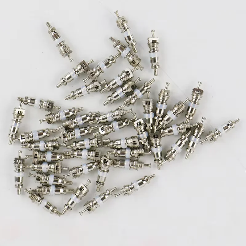 

100 шт. аксессуары R12 Schrader сердечник клапана для автоматического кондиционера/велосипедных шин/инструмент для замены HVAC