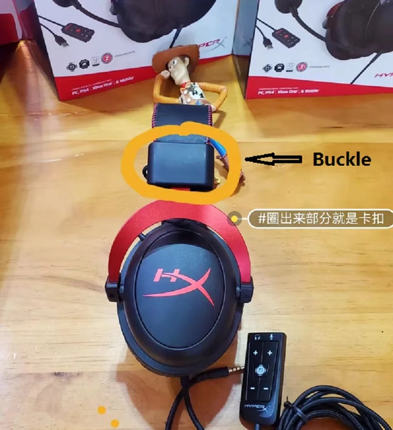 Replacement Headband Plastic Hinge Buckle For Kingstone HyperX Could Alpha/Alpha S/Cloud II Gaming Headset Headband Repair Parts